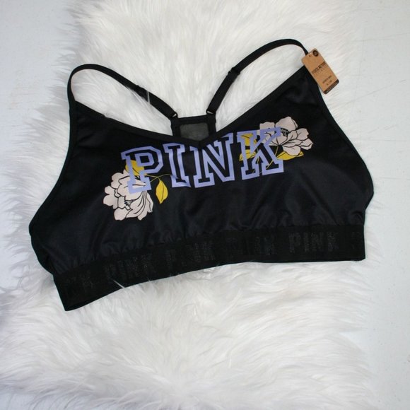 NEW Victoria’s Secret Pink Women’s Size XL Lightly Lined Wireless Bra in Black - Picture 5 of 9